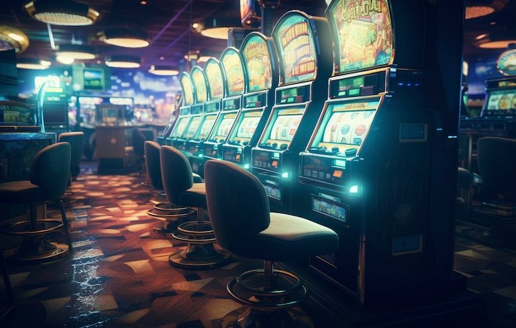 Meja Baccarat dengan antarmuka taruhan interaktif